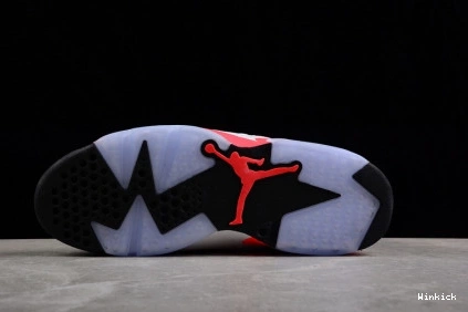 Infrared 6 White Jordan Retro 384664-123 1114